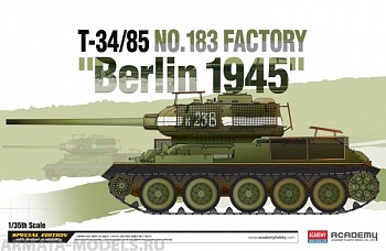 13295 Танк T-34/85  завода №183, Берлин 1945