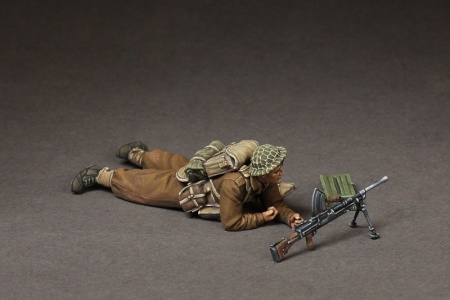 35137SOGA Machine gunner British infantry at rest. SOGA Miniatures
