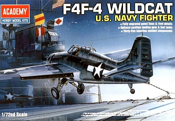 12451 Самолет  GRUMMAN F4F-4 WILDCAT