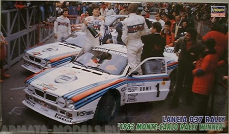 25031 Автомобиль Lancia 037 Rally 1983 Hasegawa