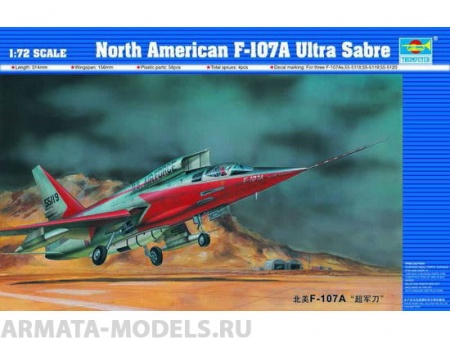 01605P North American F-107A Ultra Sabre Trumpeter