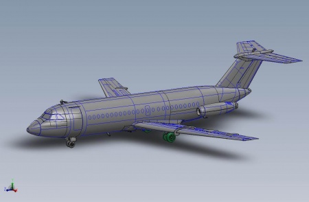 ЕЕ144143_2 Авиалайнер BAC 1-11-200 AER LINGUS Восточный экспресс
