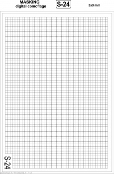 S-24 Masking digital camouflage 3x3 mm