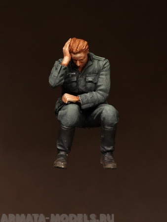 3572SOGA Sleeping  german panzergrenadier. SOGA Miniatures