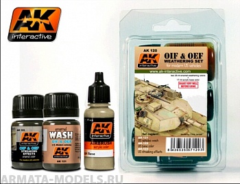 AK120 Набор для везеринга OIF & OEF - US VEHICLES WEATHERING SET