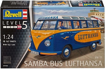 07436 Минивэн Volkswagen T1 Samba Bus авиакомпании Lufthansa