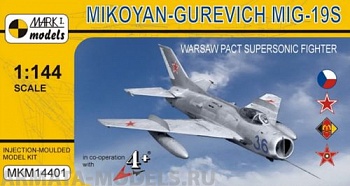 MKM14401 Самолет MiG-19S Farmer C 'Warsaw Pact' (MARK I Models) 1/144