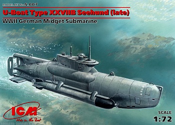 S.007 Тип XXVIIB “Seehund” (поздняя) Германская сверхмалая подводная лодка IIМВ