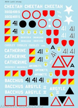 35133BIS Декаль Lord Strachconas in Korea - Canadian Tanks