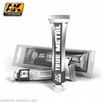 AK455 Краска металлик TRUE METAL ALUMINIUM