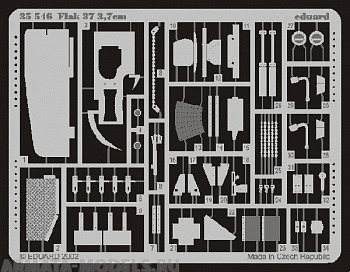 35546ED  Фототравление: Flak 37 37mm 1/35