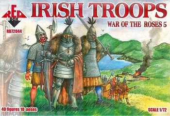 RB72044 Фигуры War of the Roses 5. Irish troops 