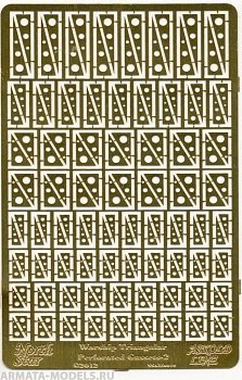 NSA350010 Warship triangular perforated gussets - 2