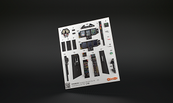 EM48028 Приборные панели Миг-35 для Hobbyboss 81786 1:48 (3D декаль)