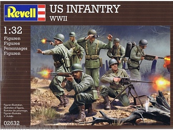 02632 Фигуры Американская пехота, 2-я МВ