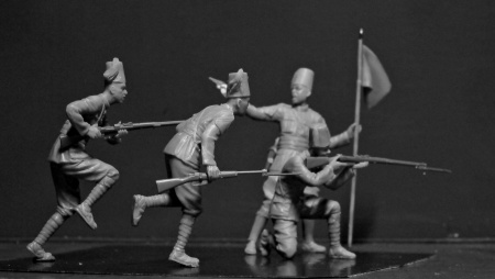 Набор фигурок 35567 Фигуры Эритрейские батальоны колониальной армии Италии (1939-1940 г.г.) ICM