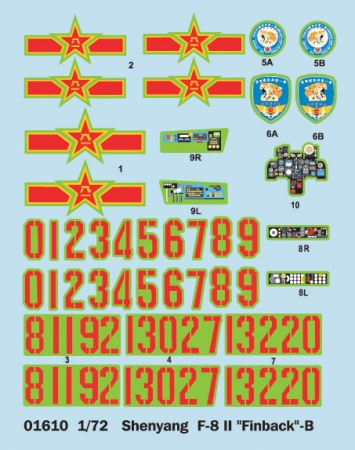 01610P Shenyang F-8II Finback-B Trumpeter