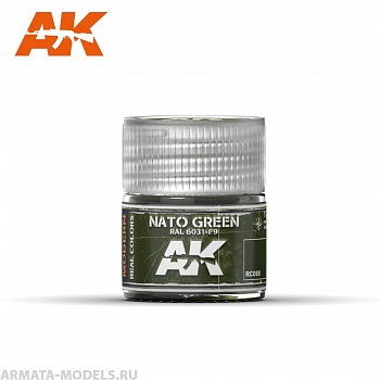 RC080 Краска Real Colors Nato Green RAL 6031 F9  10ml