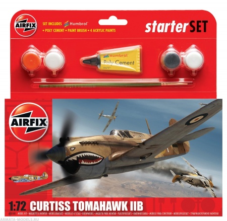 A55101  Самолет Curtiss Tomahawk IIB Airfix