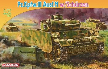7323Д ТАНК Pz.Kpiw.lll Ausf.M w/SCHURZEN