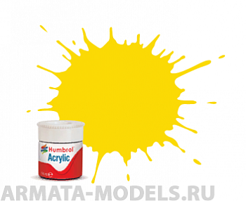 AB0069EP Краска акриловая 69 Yellow Gloss - 14ml Acrylic Paint - Plus 30%