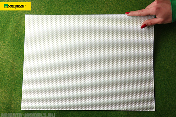 041to031 Объёмная текстура кирпича (выпуклый) М1:35. (Лист А3- 28см.х38см.)