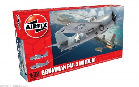 A02070 САМОЛЕТ Grumman F4F-4 Wildcat Airfix