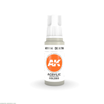AK11114 Краска акриловая Deck Tan 17ml