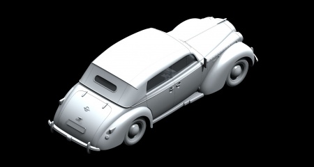 24022 Admiral кабриолет, Германский пассажирский автомобиль ІІ МВ с раскрытым тентом ICM