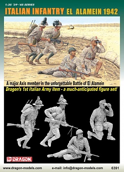 6391Д Солдаты ITALIAN INFANTRY, EL ALAMEIN 1942