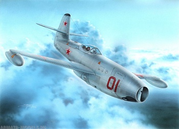 SH72248 Yakovlev Yak-23 Flora RedWhite Stars