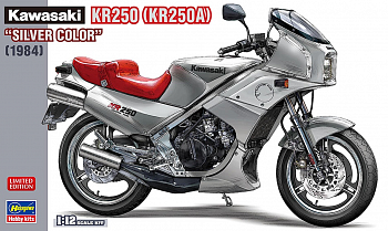 21747-Мотоцикл Kawasaki KR250 (KR250A) 'SILVER COLOR' (Серебряный цвет) (Limited Edition)