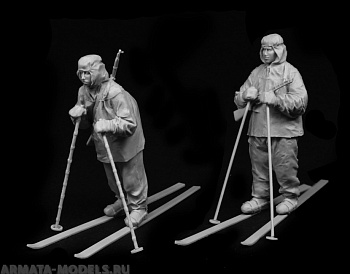 3058STAL Советские лыжники