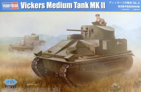 83879 Танк Vickers Medium Tank MK II  1/35 Hobby Boss