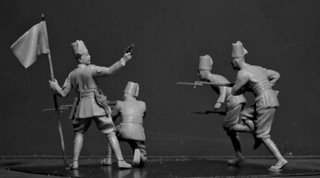 Набор фигурок 35567 Фигуры Эритрейские батальоны колониальной армии Италии (1939-1940 г.г.) ICM