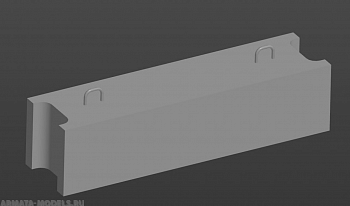 НЕ-72033 Блок бетонный (3шт)