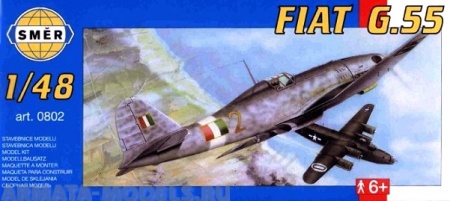 0802SM Самолёт  Fiat G. 55 (1:48) Smer