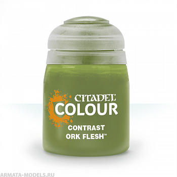 29-22GW Краска Контраст: плоть орков (18мл)(CONTRAST: ORK FLESH (18ML))