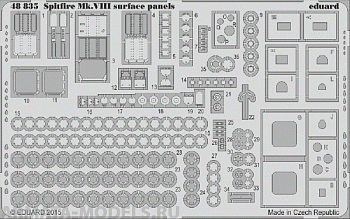 48835ED Spitfire Mk.VIII Surface Panels 1/48