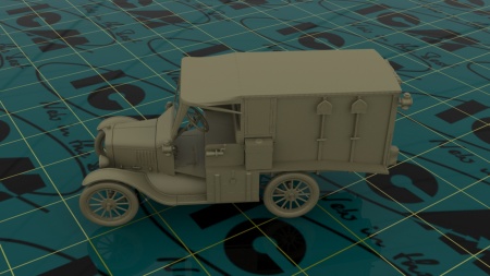 35661 Model T 1917 санитарная, Американский автомобиль I МВ ICM