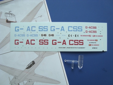 KPM0104 DH-88 Comet Prot. KP Models