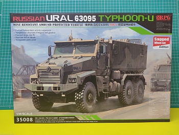 35008-ARPG Российский бронированный автомобиль Тайфун-У с колёсами под нагрузкой 6 шт.
