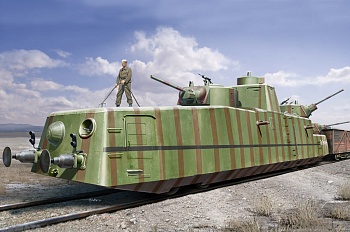 85515 Броневагон Soviet MBV-2  F-34 GUN