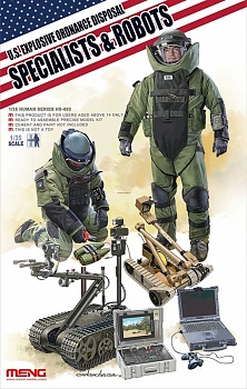 HS-003   U.S. EXPLOSIVE ORDNANCE DISPOSAL SPECIALISTS & ROBOTS 1/35