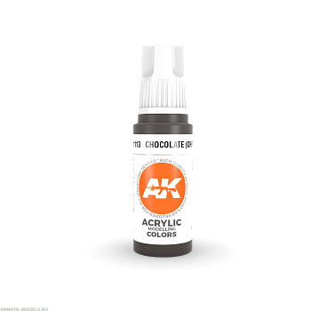 AK11113 Краска акриловая Chocolate (Chipping) 17ml