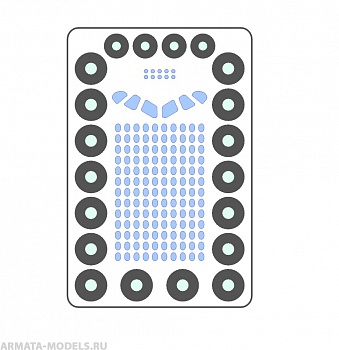 AM144102 Маска окрасочная для Airbus A-350 Revell