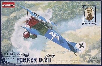 Rod025 Самолет FOKKER D.VII РАННИЙ
