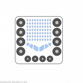 AM144110 Маска окрасочная для SSJ-100 Звезда