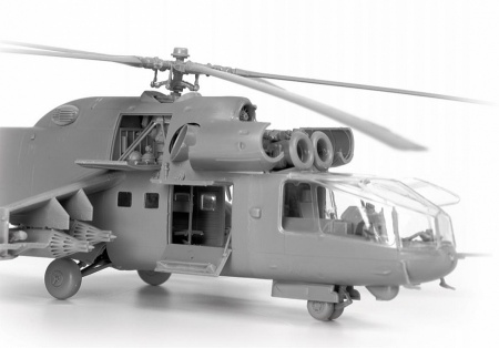 7273ПН Советский ударный вертолёт Ми-24А Звезда